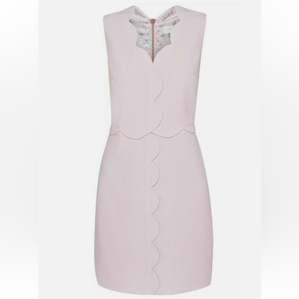 Pink scallop Ted Baker Dress